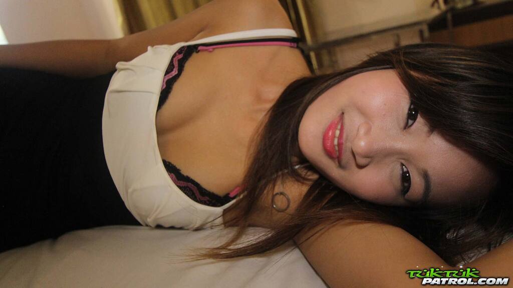 Lying on bed